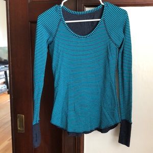 Striped Reversible Lululemon Longsleeve Top.